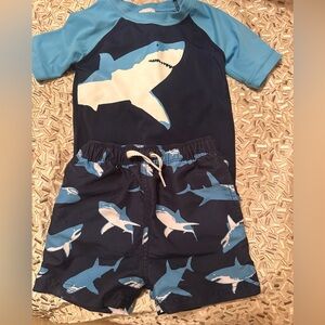 Janie and jack shark swim set